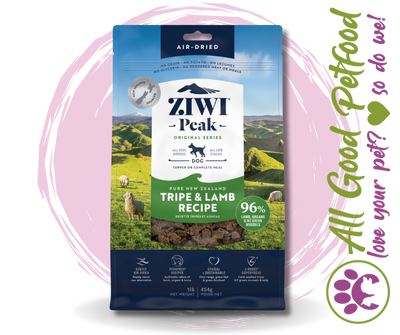 Ziwi Peak Air-Dried Tripe and Lamb Dog food 1KG