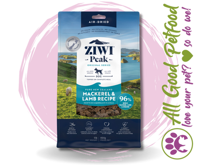 Ziwi Peak Air-Dried Mackerel and Lamb Dog Food 1Kg