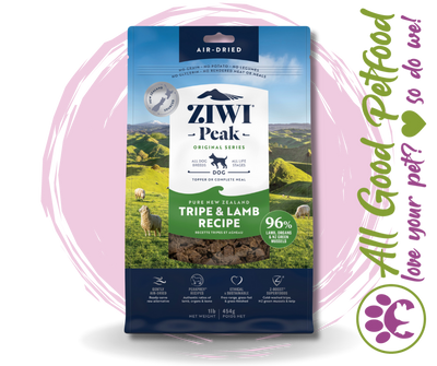 ZIWI Peak Air Dried Tripe and Lamb 454g