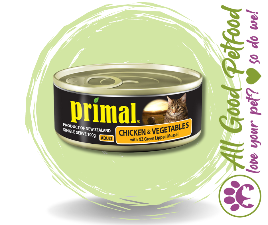 Primal Chicken & Vegetable Cat Food - 100g