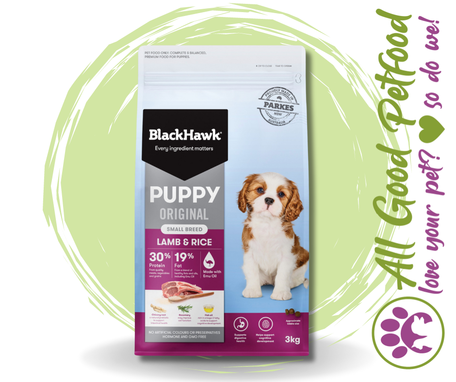 BlackHawk Puppy Small Breed Original- Lamb and Rice