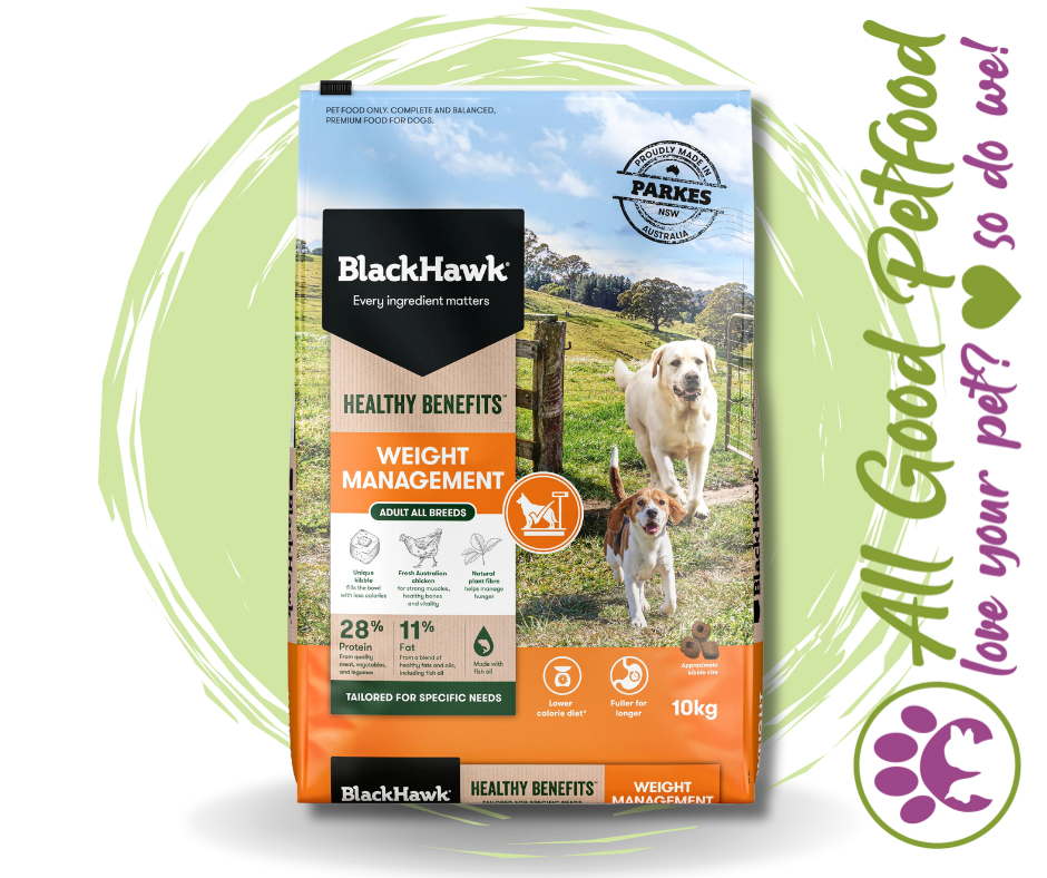 BlackHawk Dog Healthy Benefits Weight Management