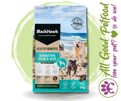 BlackHawk Dog Healthy Benefits Sensitive Skin & Gut