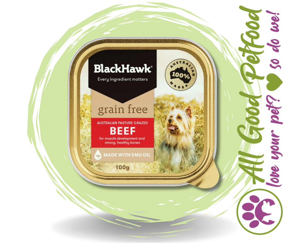 BlackHawk Dog Grain Free Beef - 100g