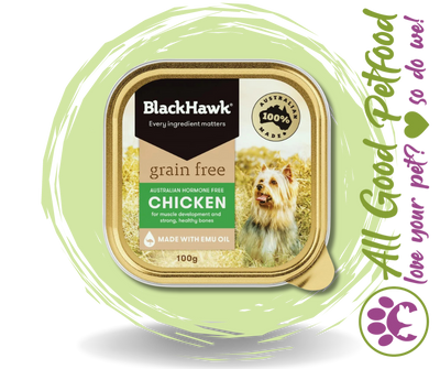 BlackHawk Dog Grain Free Chicken - 100g