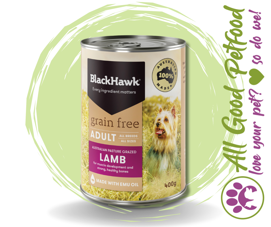 BlackHawk Grain Free Lamb Can - 400g