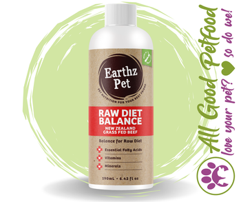 Earthz Pet Raw Diet Balance Grass Fed Beef