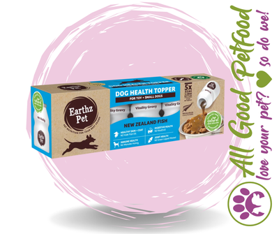 Earthz Pet Dog Vitality Gravy for Dogs NZ Fish 50ml x 5