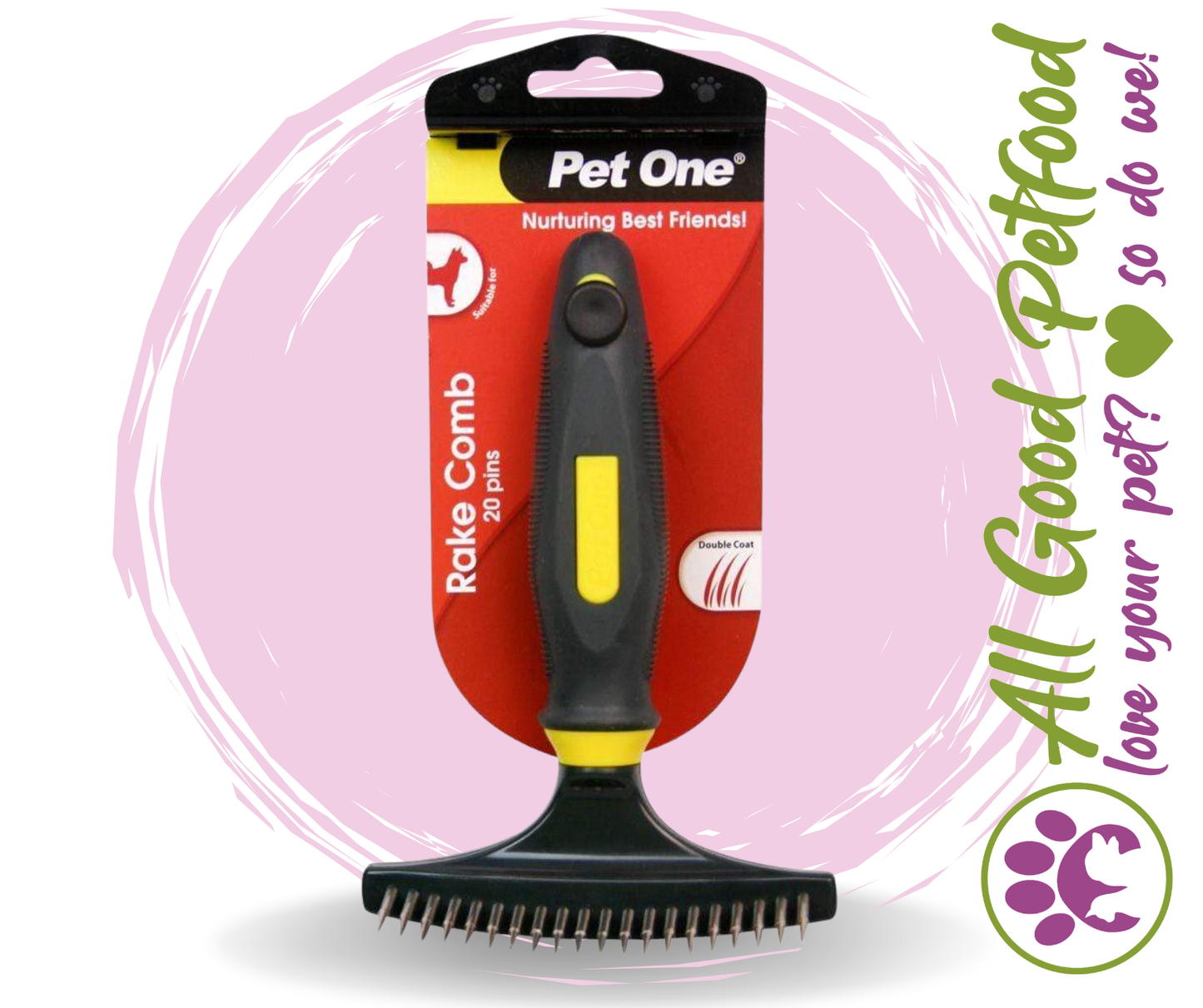 Pet One Rake Comb 20 Pins