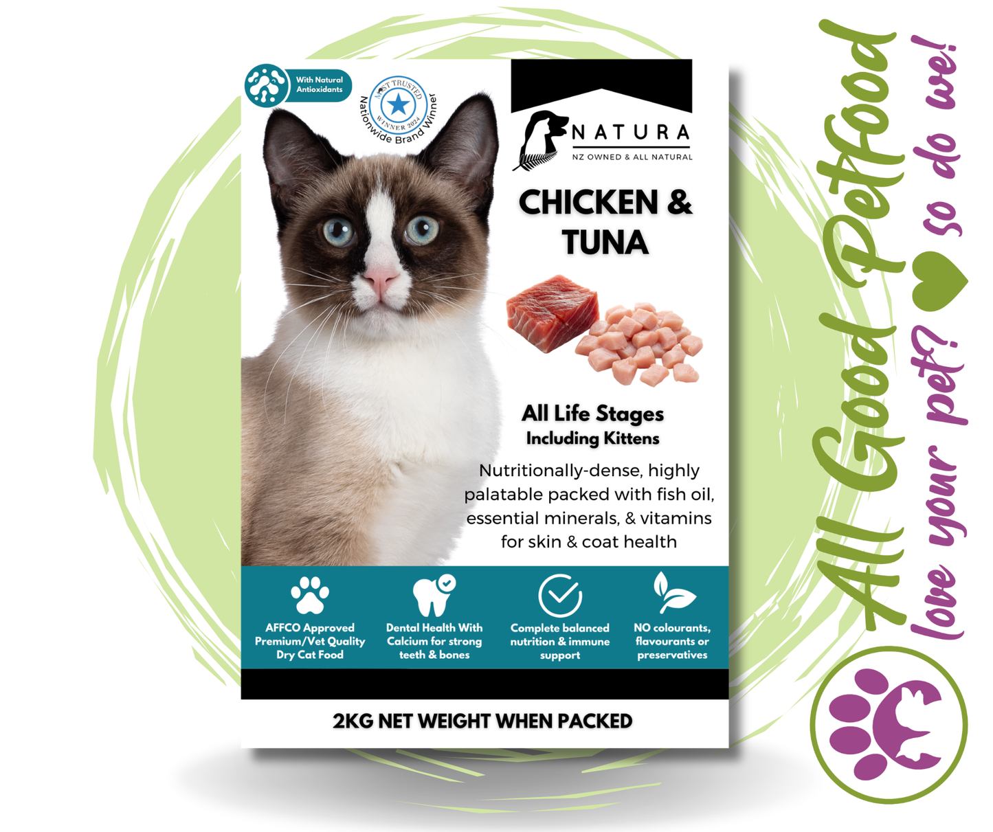 SALE 10% OFF Natura Chicken & Tuna Cat Food