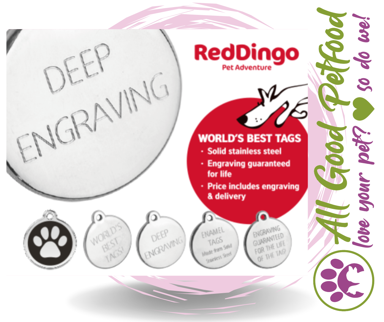Red Dingo Pet Tag** HIGHLY RECOMMENDED!