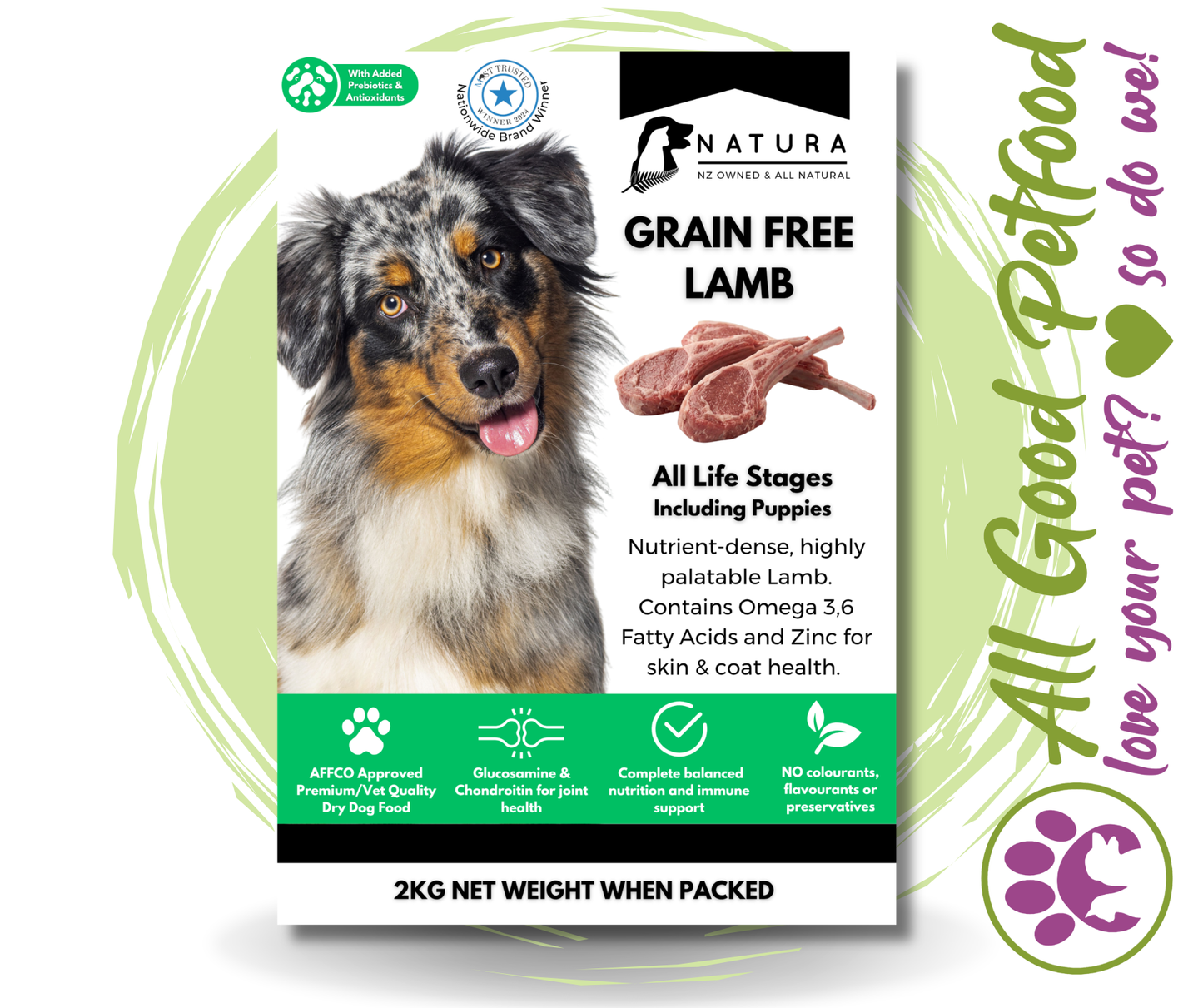 SALE 10% OFF Natura Grain Free Lamb Dog BEST PRICED