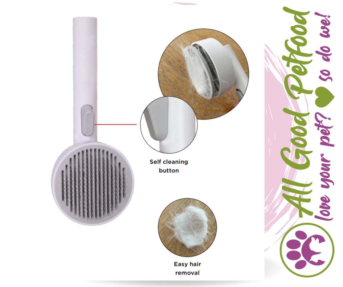 Self Cleaning Hair Slicker Brush