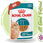 SALE 20% OFF - Royal Canin Ageing 11+ Gravy Adult Wet Cat Food Pouches