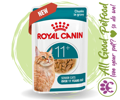 Royal Canin Ageing 11+ Gravy Adult Wet Cat Food Pouches
