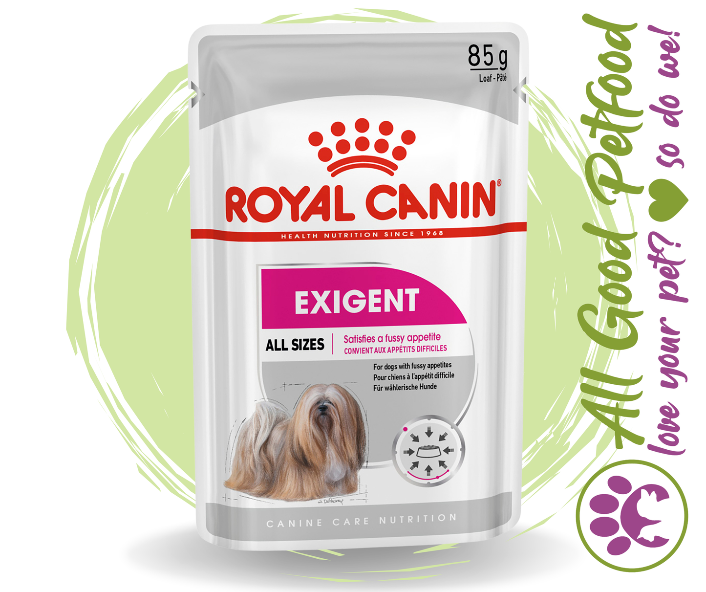 Royal Canin Exigent Loaf Wet Dog Food Pouches 85g