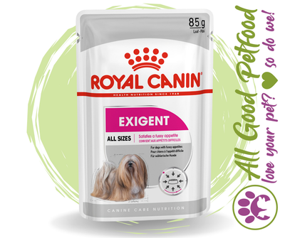 Royal Canin Exigent Loaf Wet Dog Food Pouches 85g