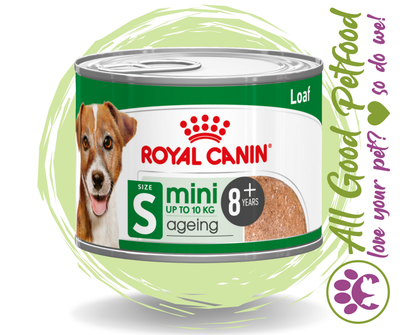 Royal Canin Mini Ageing Loaf Wet Dog Food Can 195g