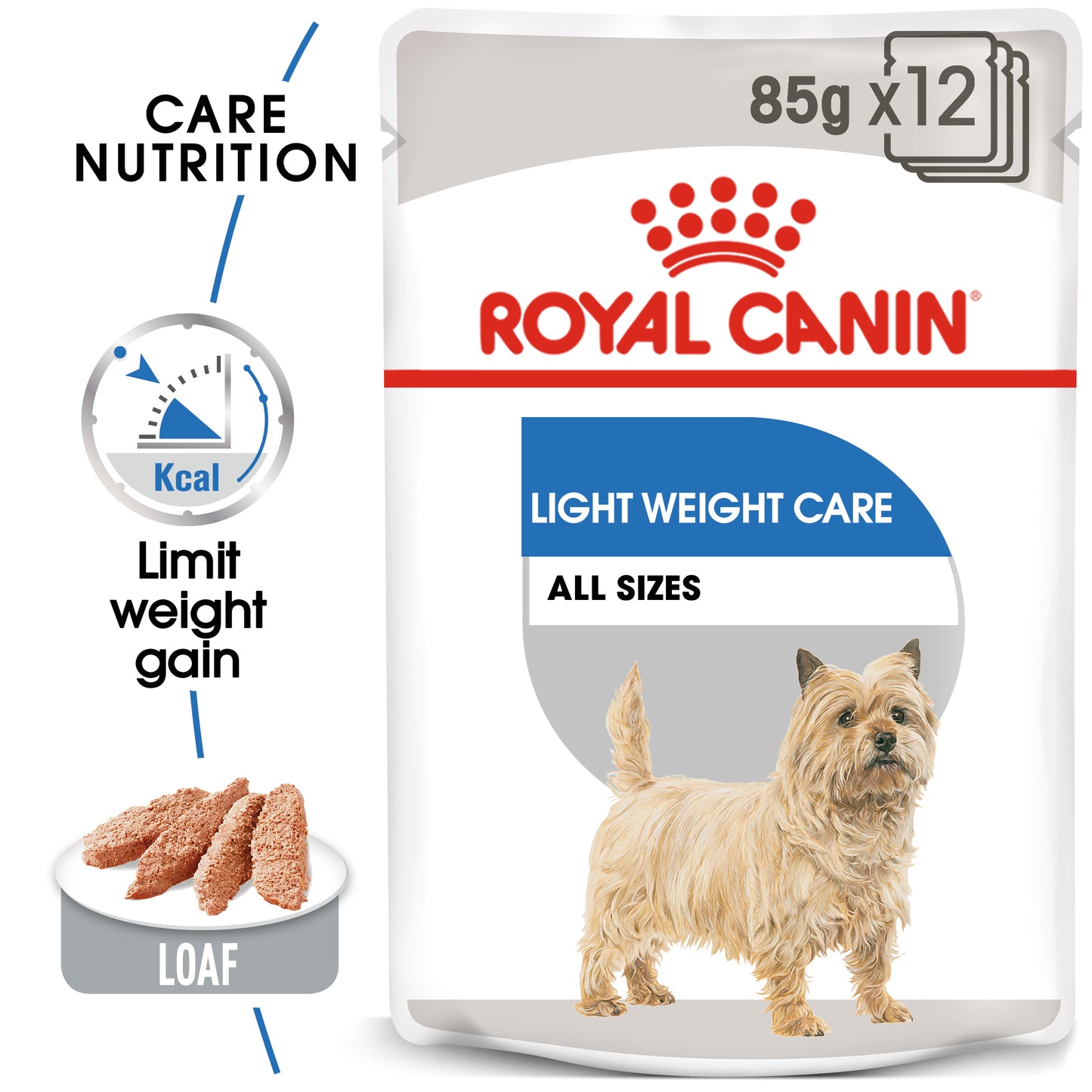 Royal Canin Light Weight Care Wet Loaf Pouches 85g