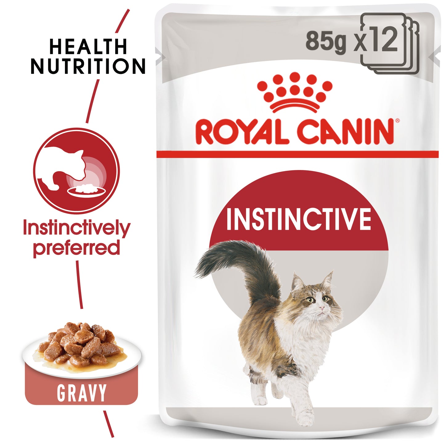 SALE 20% OFF - Royal Canin  Instinctive Adult in Gravy Wet Cat Food Pouches