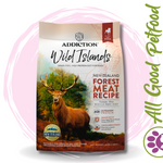 SALE 10% OFF -- Addiction Wild Islands Forest Meats New Zealand Venison High Protein Dry Dog Food