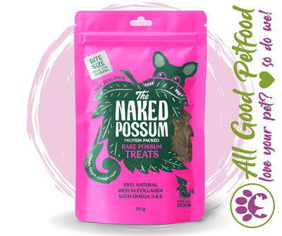 The Naked Possum Dog Training Treat