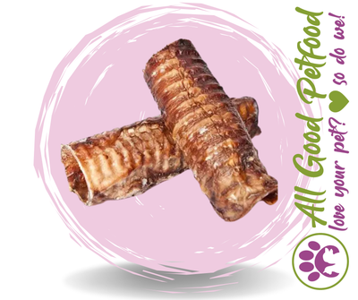 Natura Deer Trachea Fill & Chew - 100mm - 130mm - ADD WEIGHT