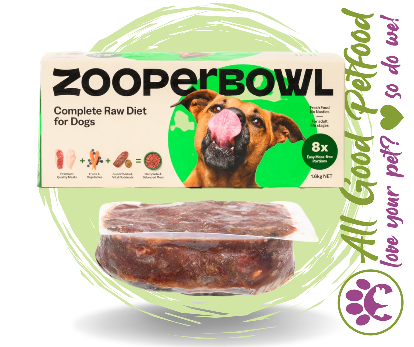 ZooperBowl Complete Raw Diet For Dogs