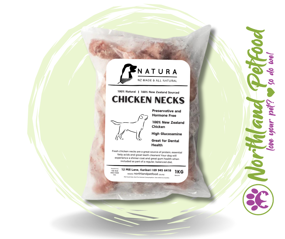 NATURA Free Flow Chicken Necks 1kg / IN STORE ONLY