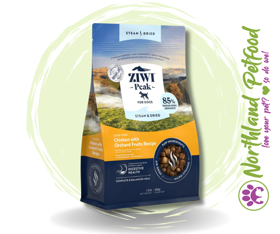 ZIWI Peak Steam & Dried Chicken With Orchard Fruits