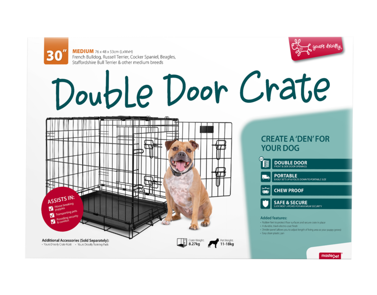 Dog Crates with 2 doors SML-XXL
