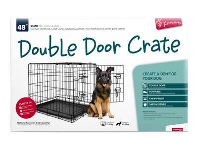 Dog Crates with 2 doors SML-XXL
