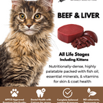 SALE 10% OFF Natura Beef & Liver Cat Food