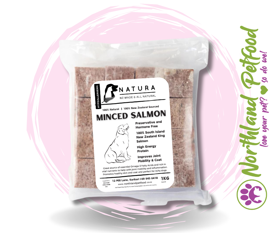 NATURA Minced Salmon 1kg / IN STORE ONLY
