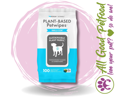 Petkin Plant Based Wipes Vanilla 100pk