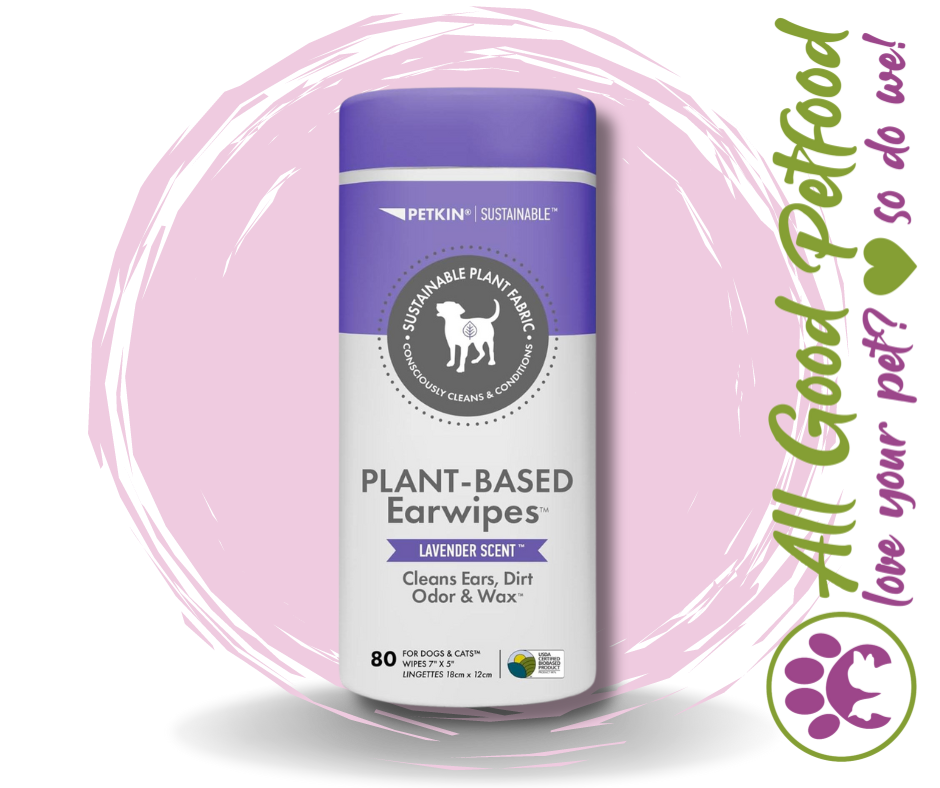 SALE 25% OFF -- Petkin Plant Based Ear Wipes Lavender 80pk