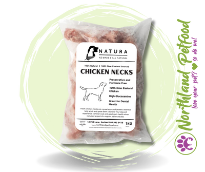 NATURA Free Flow Chicken Necks 1kg / IN STORE ONLY