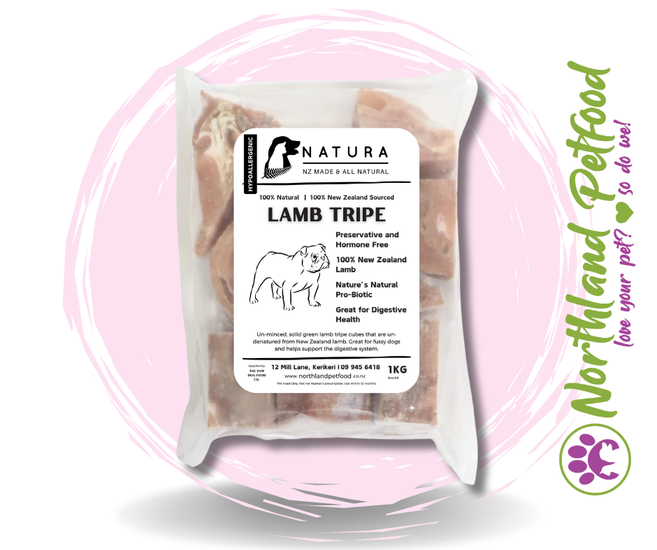 NATURA Lamb Tripe 1kg / IN STORE ONLY